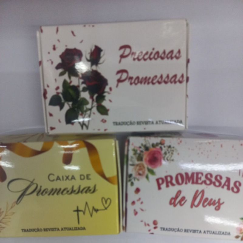 caixa de promessas caixinha de promessas salmos versículos bíblicos ...