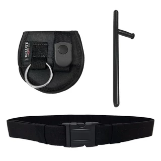 KIT TONFA BTI58, PORTA TONFA MILITAR, CINTURÃO TÁTICO MILITAR