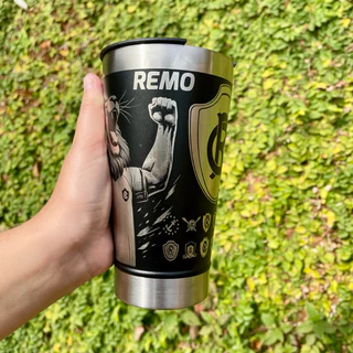 Copo Térmico Personalização em 360 Graus CLUBE REMO 473 ML Personalizado Time