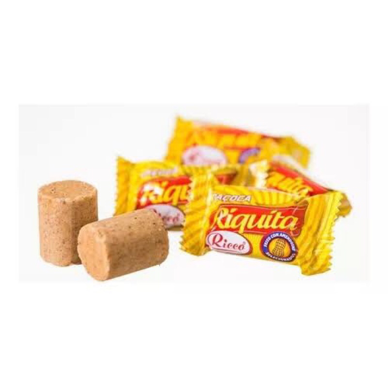 Paçoca rolha 15g Riquita, caixa com 100 unidades 1,5 kg | Shopee Brasil