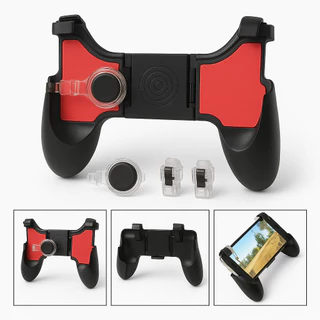 Suporte Controle Gamepad 5 em 1 Gatilho L1 R1 Analogico Celular Jogos Freefire Pubg - Envio Rápido