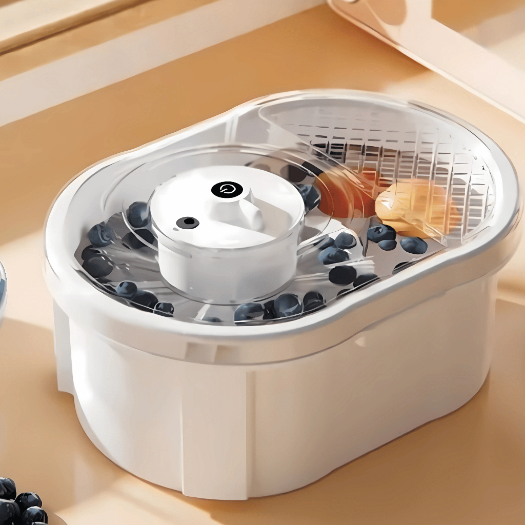 Máquina de Lavar Frutas Verduras Legumes Automática Ultrassônica Elétrica