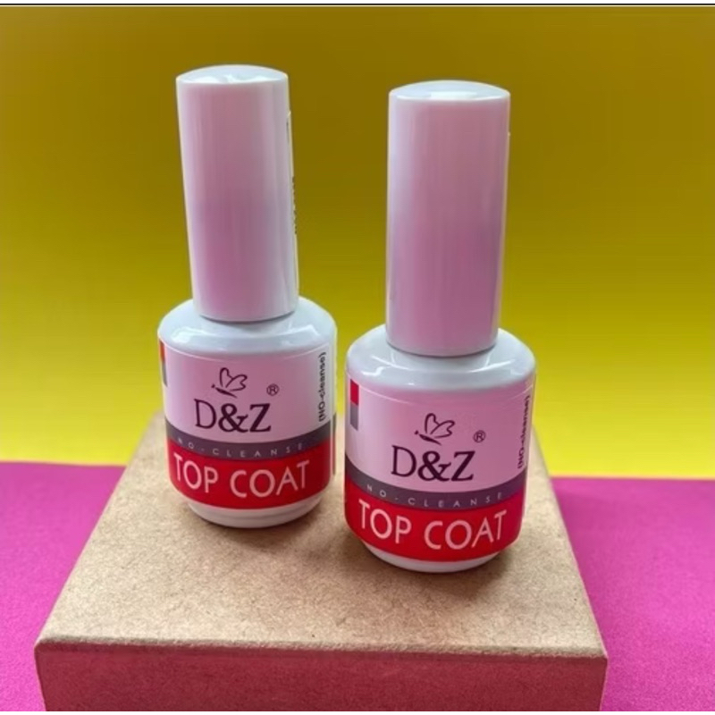 kit 2 top coat D&Z preparador para unhas de gel | Shopee Brasil
