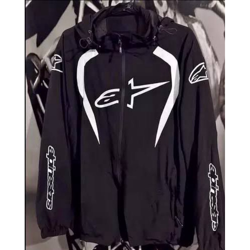 jaqueta corta vento alpinestars impermeável 100% forrado