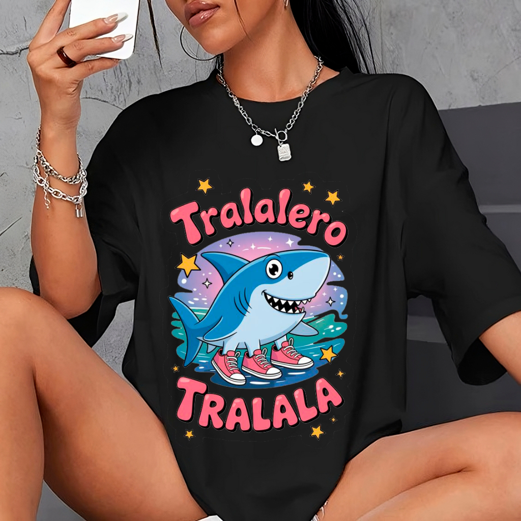 Camiseta Tralalero Tralala - Brainrot - Meme - 100% Algodão | Shopee Brasil