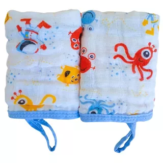 Kit 4 Toalha Paninho Pano Boca Bebe Soft 100% Algodão Sortido Menino Menina Com Prendedor de chupeta em Oferta na Shopee