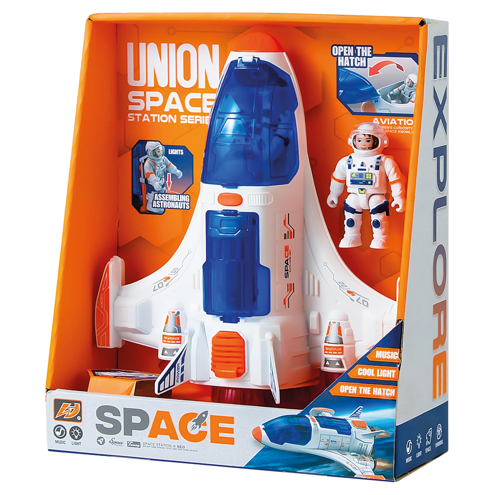 Brinquedo Nave Espacial Luz E Som Com Acessórios E Astronauta - Samba ...