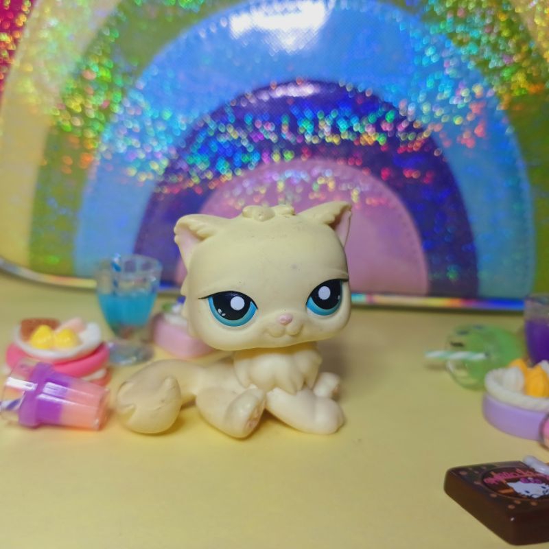 Littlest Pet Shop LPS #428 – Chat Persan – Authentique Hasbro – Original