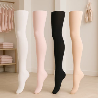 Meia Calça Fio 40 Ballet Bale Infantil Juvenil Adulto Resistente para dança