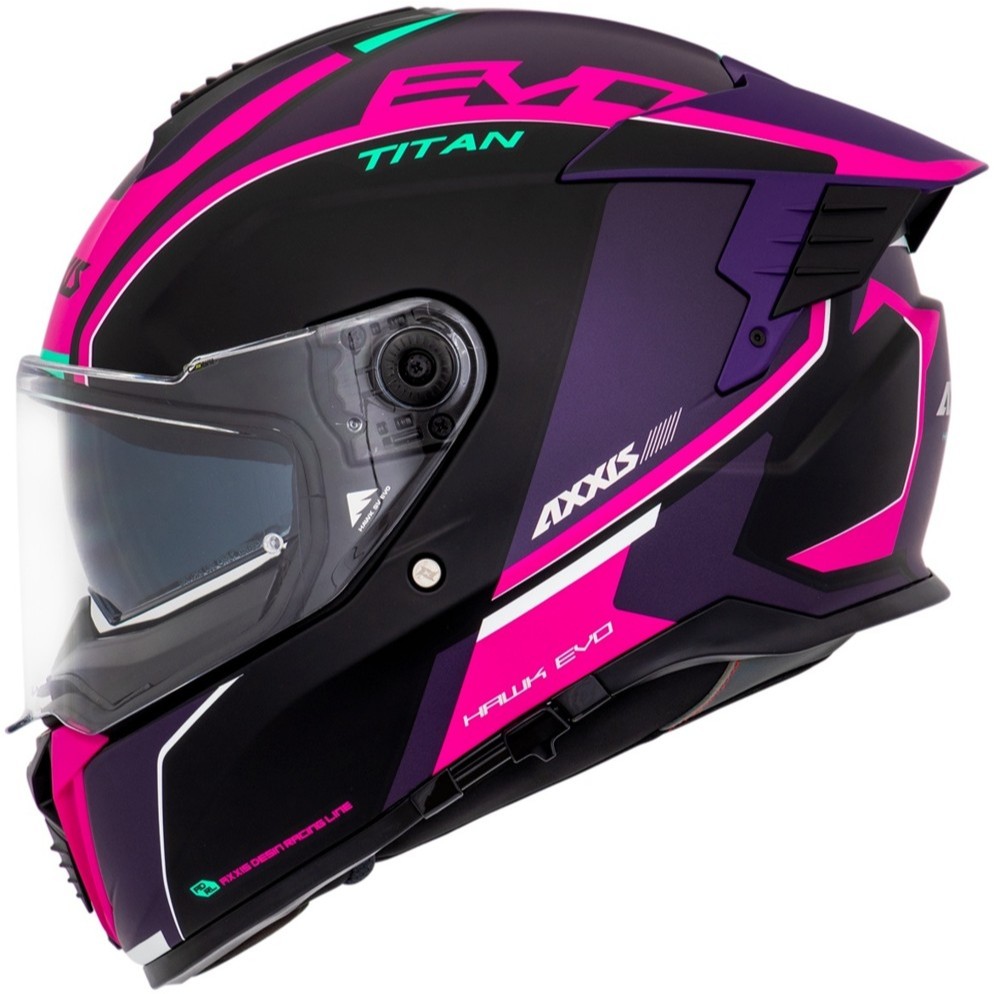 Capacete Axxis Hawk SV Evo C/ Viseira Óculos Solar Interno Cores