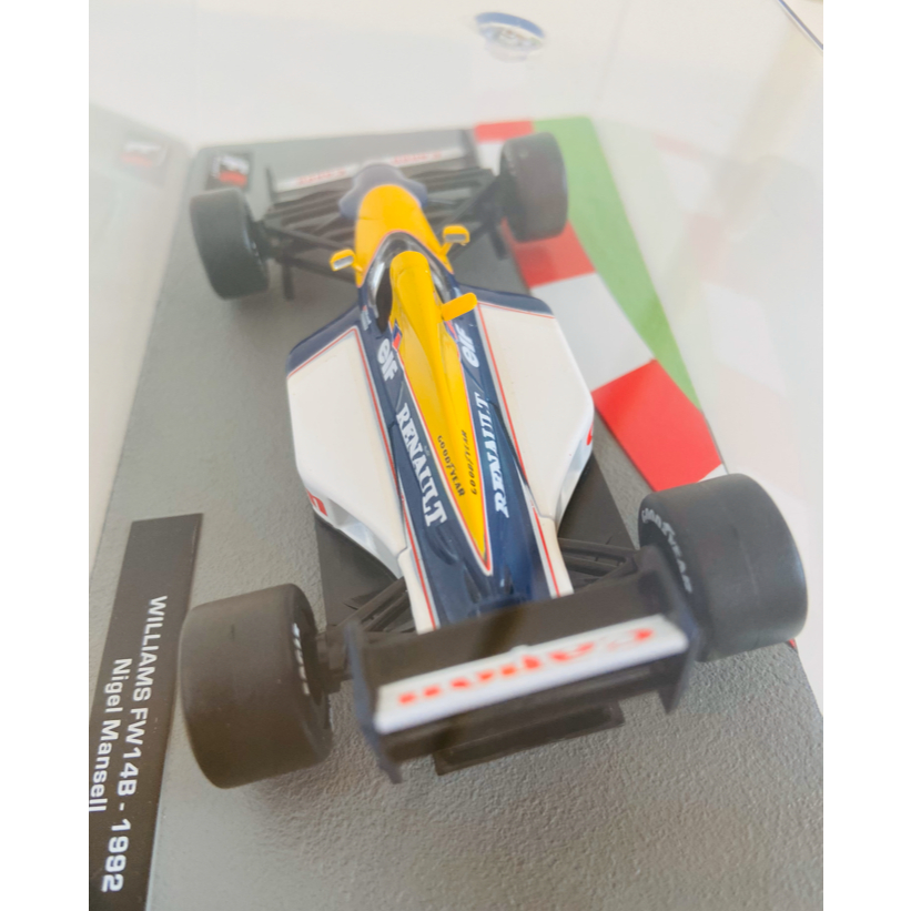 1/43 ミニチャンプス　ウイリアムズ　FW14B マンセル　チャンピオンBOX Miniatura Williams FW14B - Nigel Mansell - W. Champion F1 1992