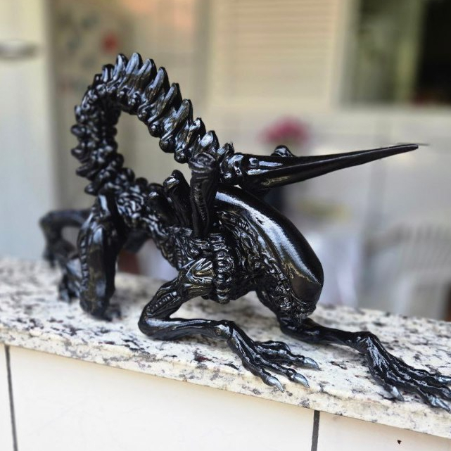 Alien Xenomorph Action Figure 3D Grande