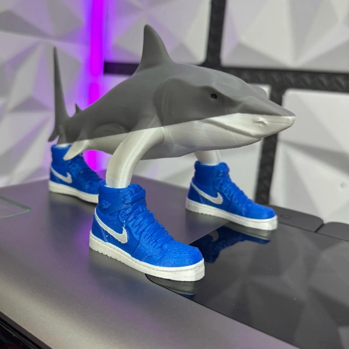 Tralalero Tralala Boneco Miniatura 3D