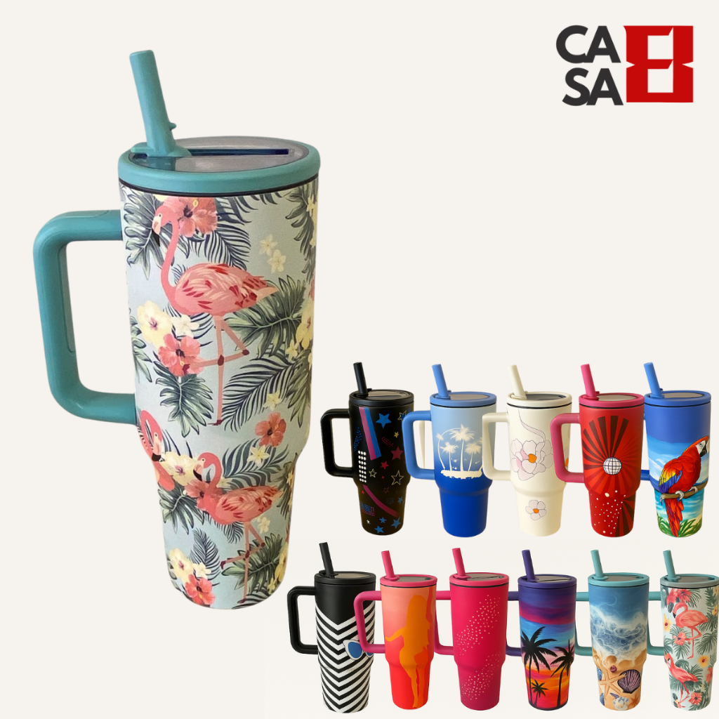 Copo Garrafa FARM Termica COLOR 1,2 Litro Logo ST Inox Mantém Quente e ...