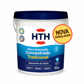 Hth Tradicional Concentrado Cloro Para Piscinas Balde 10kg