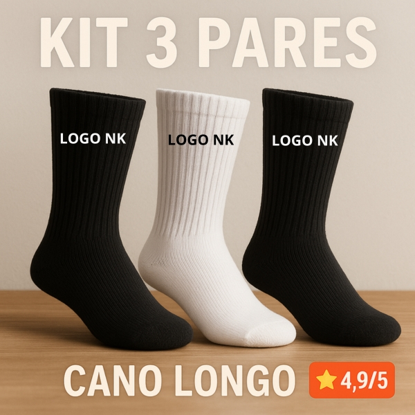 Kit Meias Esportivas Premium Exclusivas