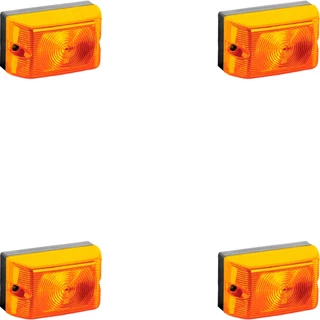 Kit Lanterna Lateral Caminhao Carreta Bau Carretinha 4 Peças em Oferta na Shopee