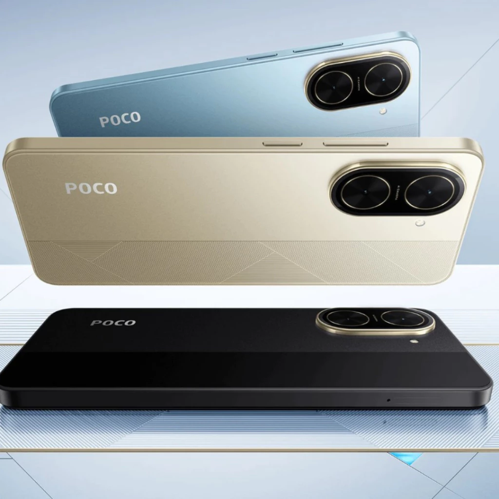 Xiaomi Poco C71 4G 128GB 4 ou 64GB 3GB RAM Câmera 32 MP Processador UNISOC T7250 Bateria 5200mAh Novo Versão Global