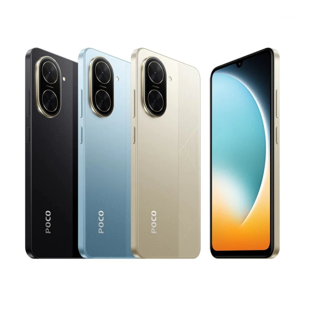 Xiaomi Poco C71 4G 64GB 3GB RAM 128GB 4GB RAM Processador UNISOC T7250 Câmera 32 MP Bateria 5200mAh Versão Global