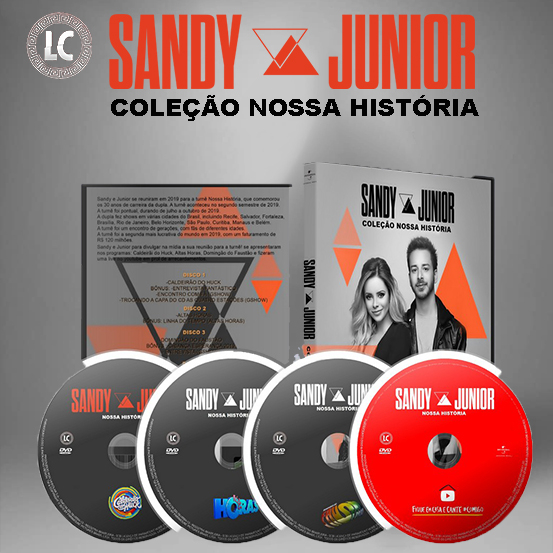 DVD SANDY E JUNIOR COLEÇÃO NOSSA HISTÓRIA | Shopee Brasil