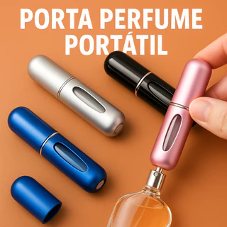 Porta Perfume Portátil Cores Aleatorias Spray 5ml Compacto Elegante Recarregável Ideal para Viagens em Oferta na Shopee