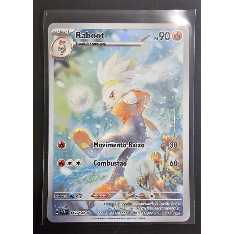 Carta Pokemon Raboot 147/142 Coroa Estelar | Shopee Brasil