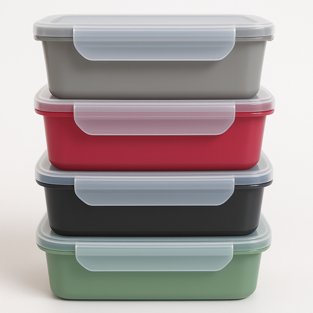 Pote Marmita Fitness 750ml com Tampa Trava – Vai ao Freezer e Micro-ondas | Para Dieta, Musculação e Refeições