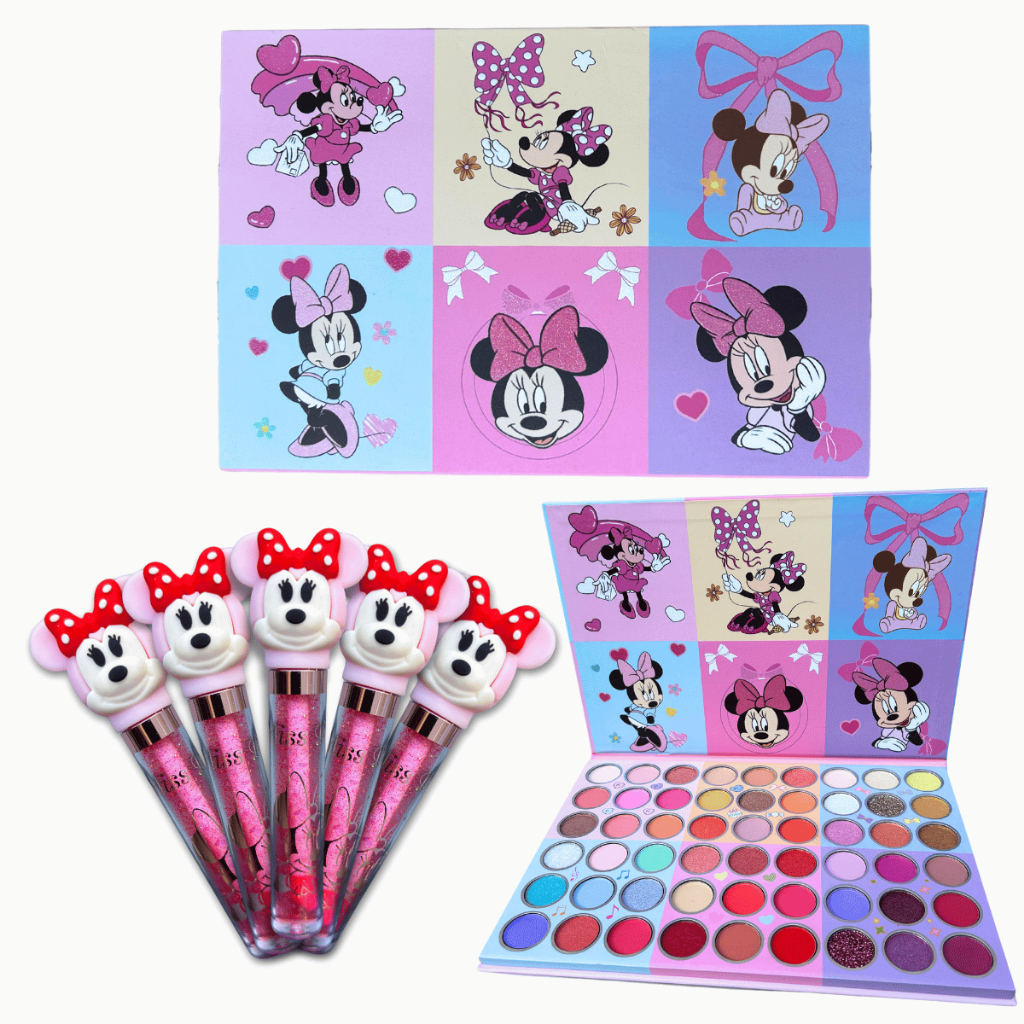 Kit De Maquiagem Infantil KitPaleta De Sombras Da Minnie Disney 54 ...