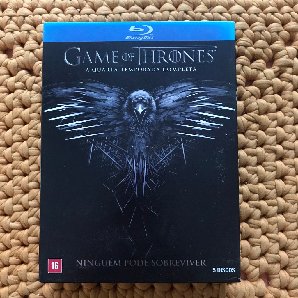 Box Blu Ray Game Of Thrones - A Quarta Temporada Completa | Shopee Brasil