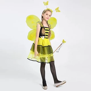 Kit 4 peças Fantasia De Fada Borboleta Asa Com Varinha,Tiara,Saia em Oferta na Shopee