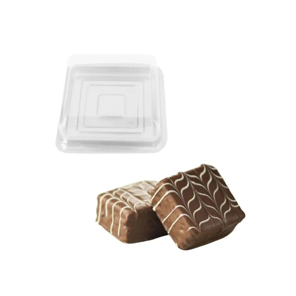 Kit 10 Caixa Embalagem Para Pão De Mel Brownie Quadrado Cris