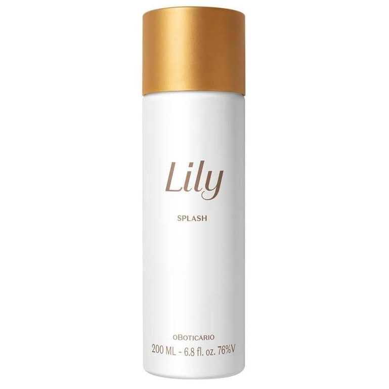 Splash Desodorante Colônia Lily 200ml | O Boticário Feminino Original em Oferta na Shopee