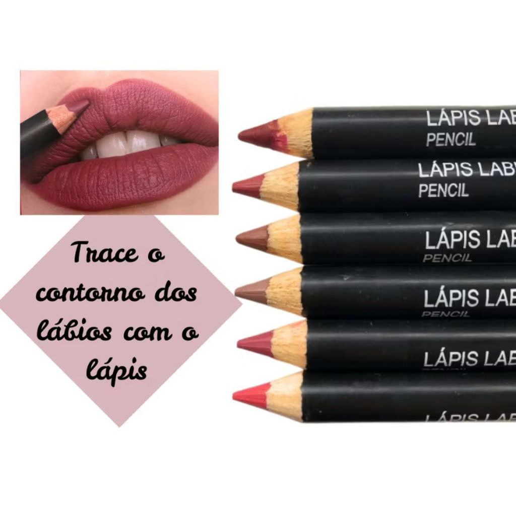 Lápis de Contorno Labial - Lápis de Boca - Labranche | Shopee Brasil