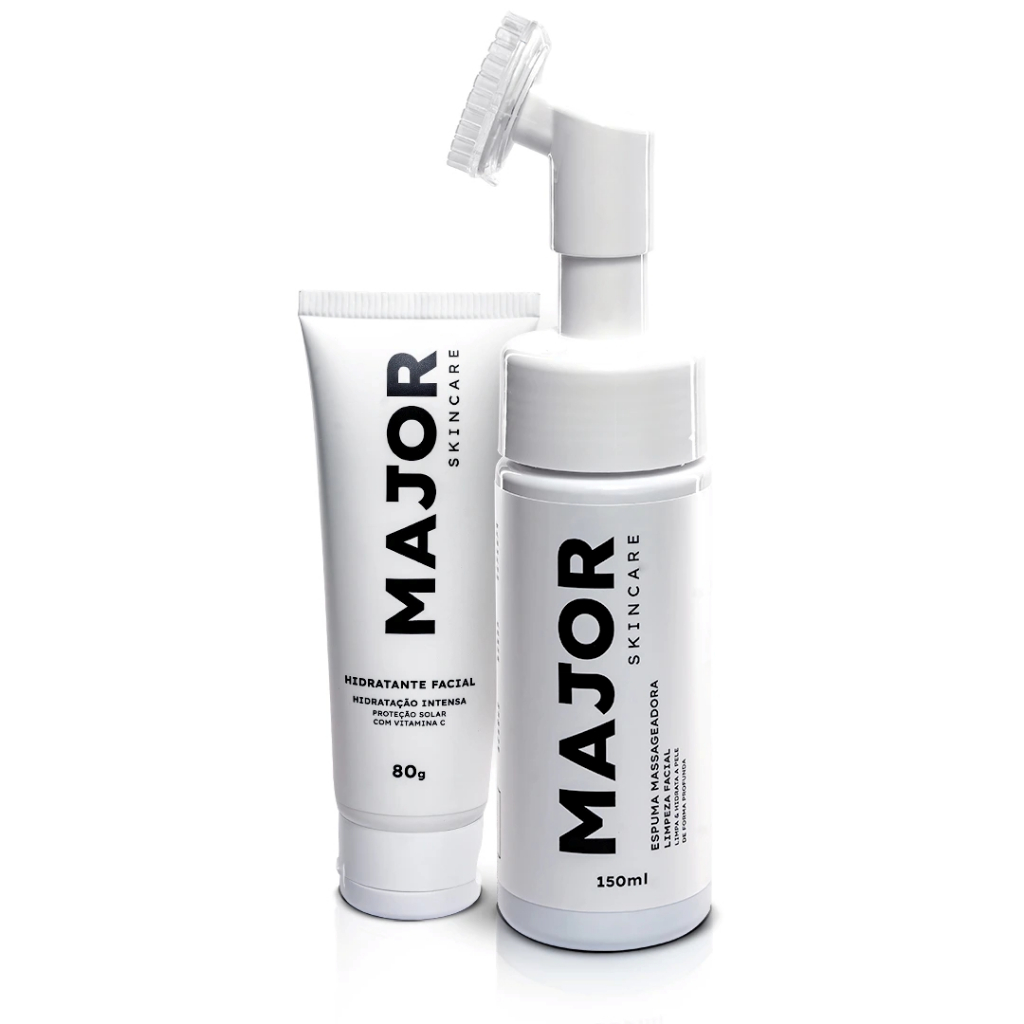 Kit Skincare Cuidados Básicos Massageador e Hidratante Facial