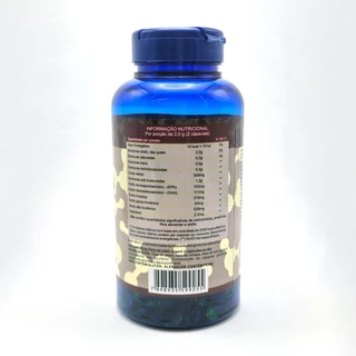 Omega 3 6 9, 120 Capsulas de 1g. (Óleo de Peixe, Borragem e Linhaça) Vitale