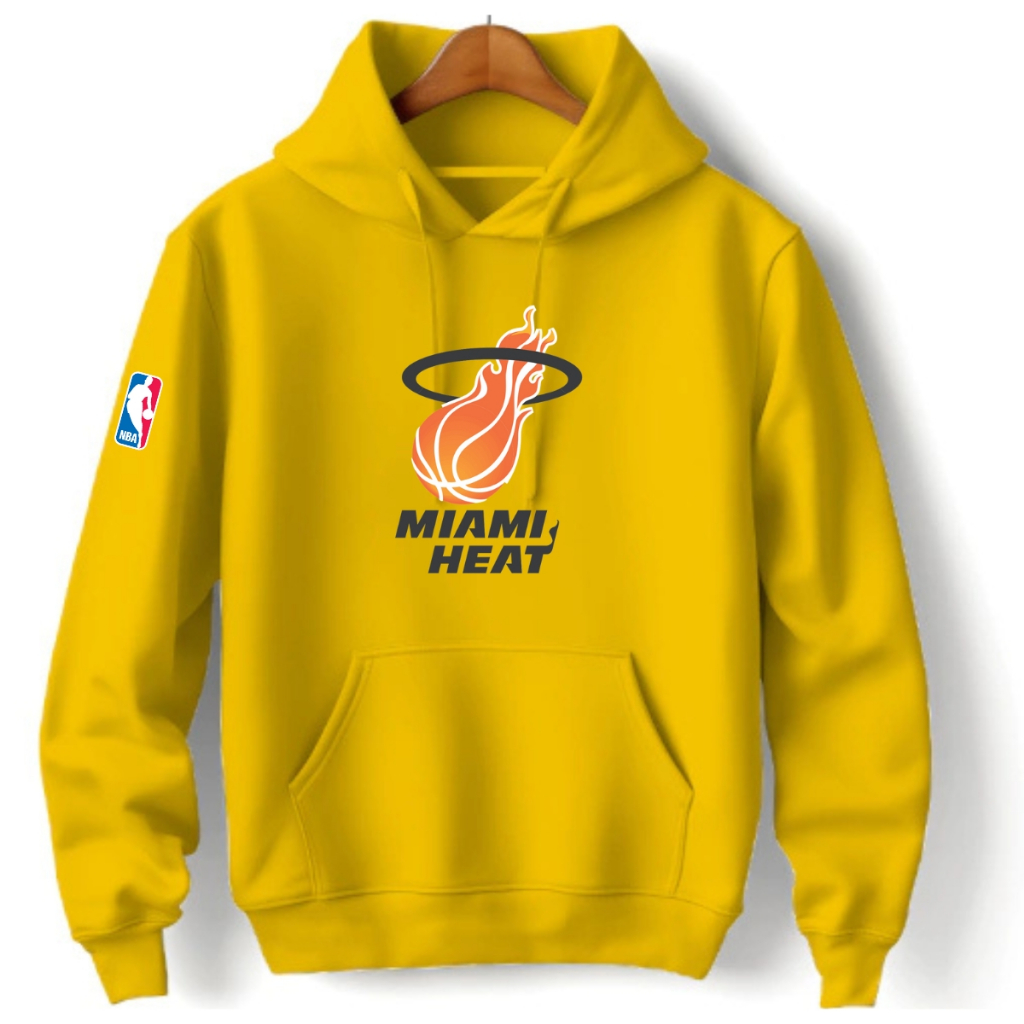Moletom Canguru Miami Heat Blusa de Frio Time Basquete Oferta de
