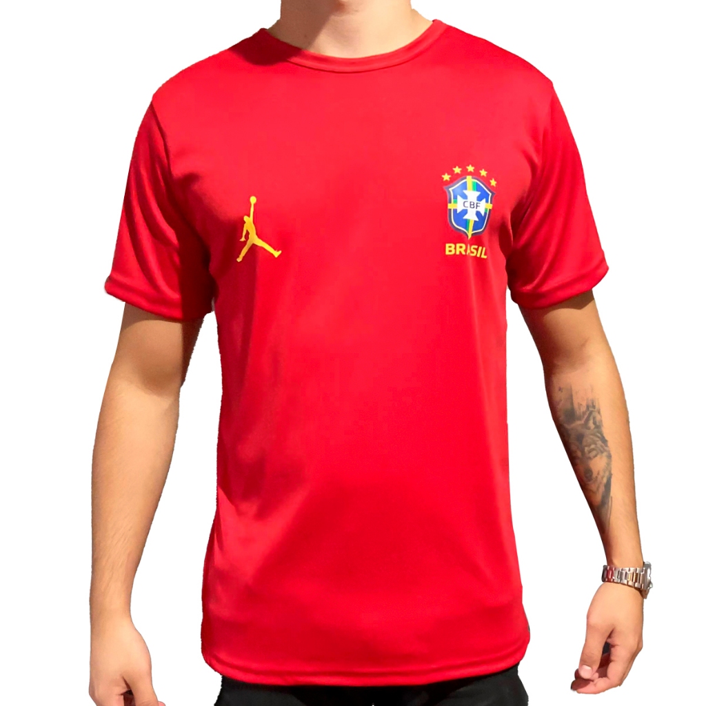 Nova Camisa Da Seleção Brasileira Vermelha copa do mundo