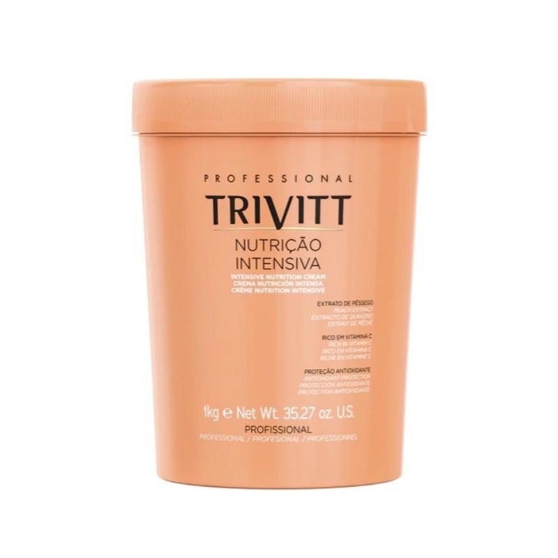 Creme Capilar de Nutrição Intensiva 1Kg Home Care Trivitt | Shopee Brasil