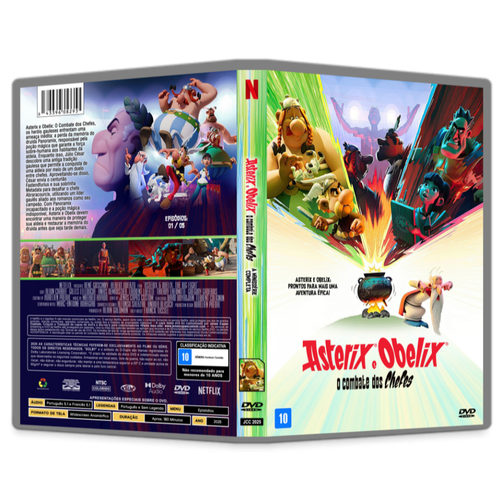 DVD - Asterix E Obelix - O Combate Dos Chefes (2025) (Dublado