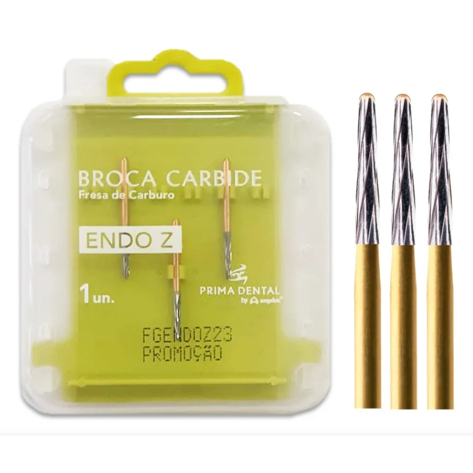 Broca Endo-z Fg23 Endodontia C/3 Unidades - Angelus Prima Dental