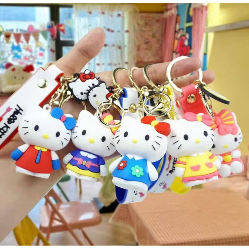 Chaveiro Feminino 3D Emborrachado Hello Kitty Turma Hello kitty ...