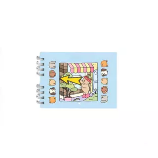 Livro Colorir 50 Folha 150 Gramatura Caderno Desenho Pintura Ursinho Capa Dura Azul em Oferta na Shopee