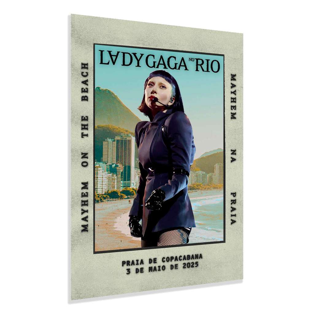 Quadro Decorativo Lady Gaga - Mayhem on the Beach | Shopee Brasil