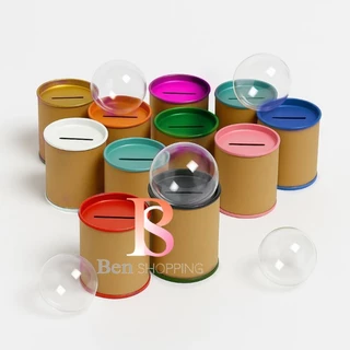 20 un  Mini cofrinho 7x6 + 20 un esfera acrílica 6,5 cm -  festas - lembrancinhas -  para personalizar em Oferta na Shopee