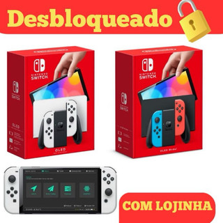 Console Nintendo Switch 32GB - Vermelho/Azul em Promoção na Shopee