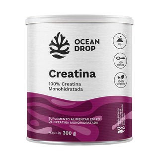 Creatina Monohidratada 300g - Ocean Drop - Pote