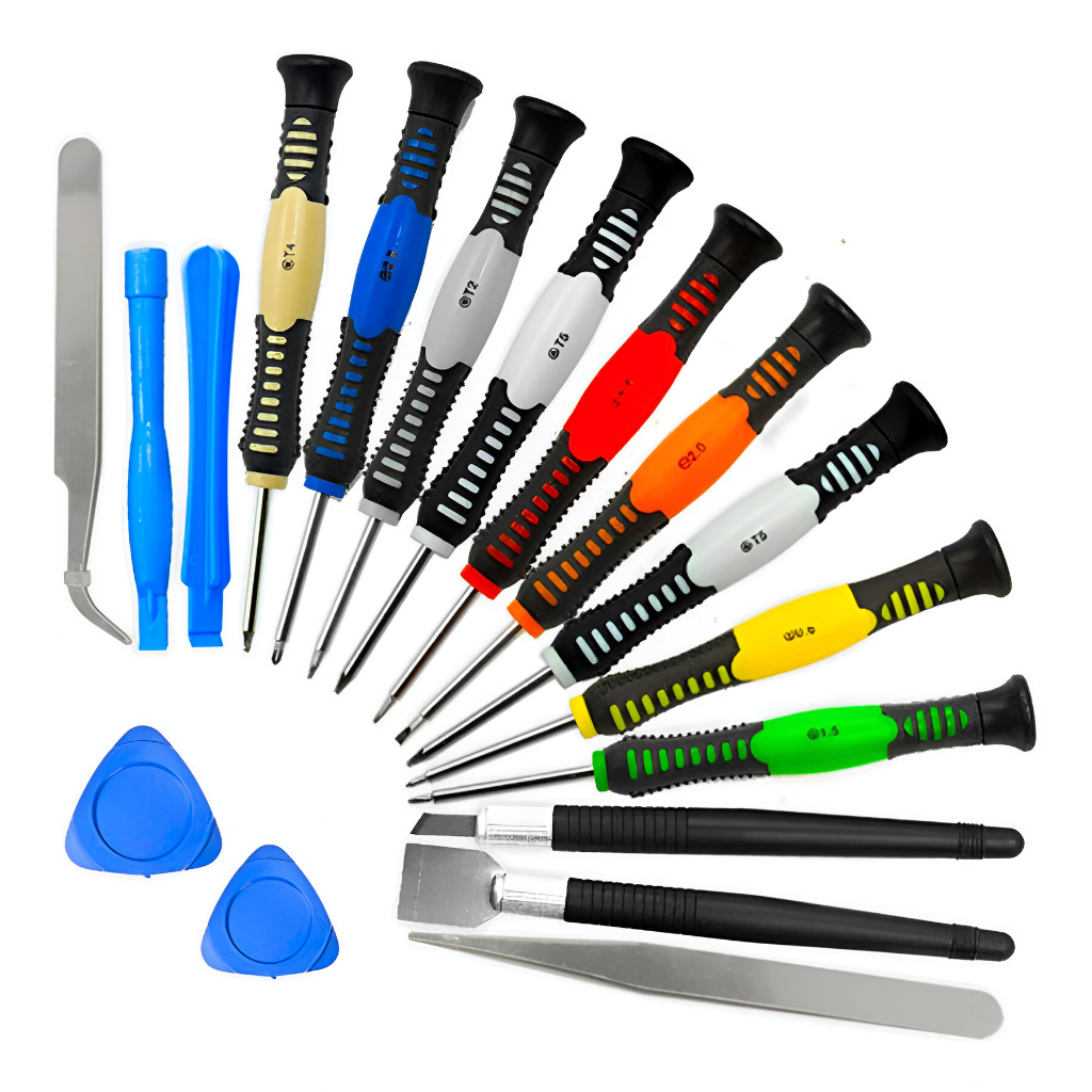 Kit Ferramenta Original Para Celular Manutenção Chaves 16 Peças Para Celular E Tablet Smathphones