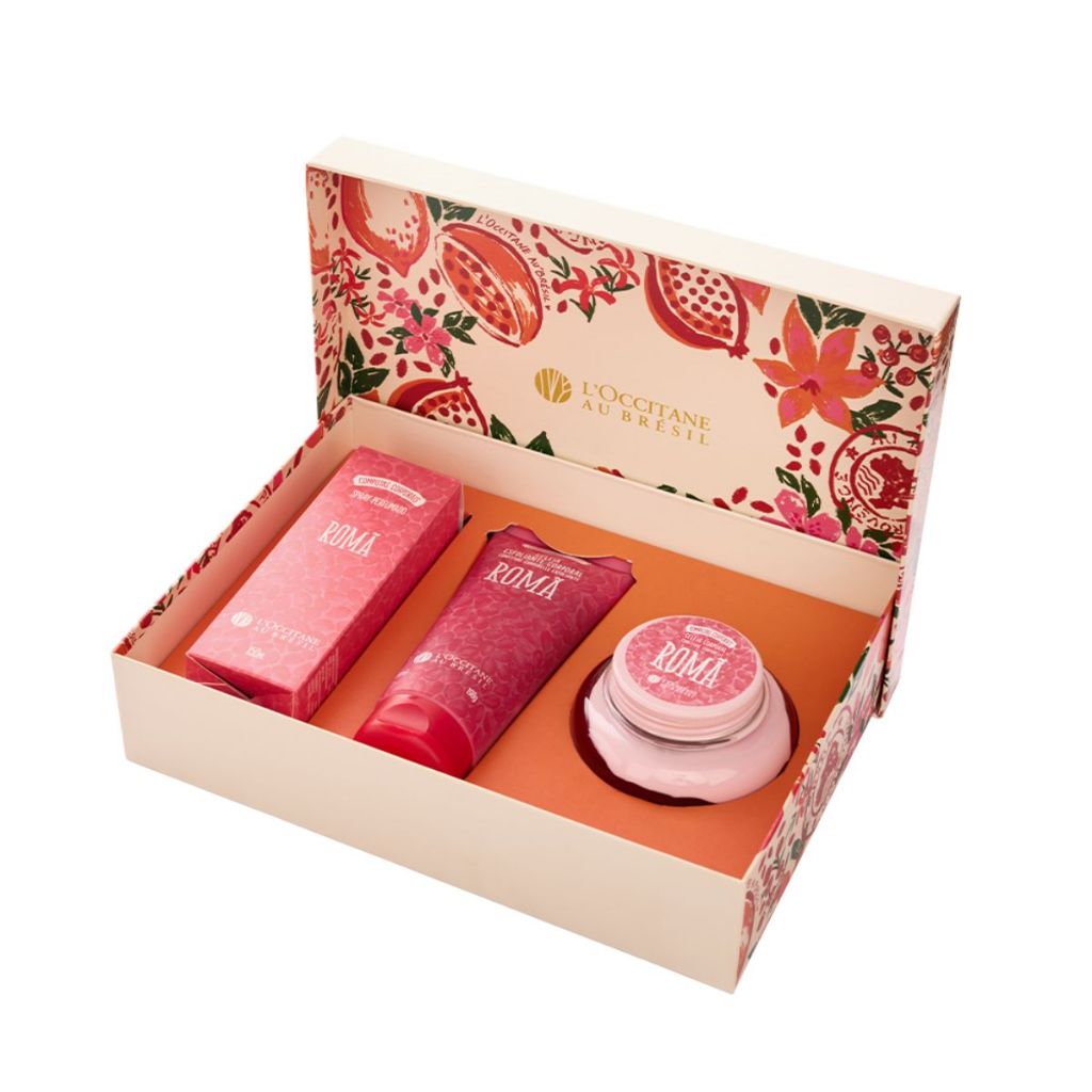 トライアルセット・サンプル Roma Pink Delicate Brightening Set Kit Presente Romã L'Occitane | Shopee Brasil