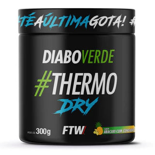 THERMO DRY Termogênico Sabor Abacaxi com Gengibre Pote 300g - FTW