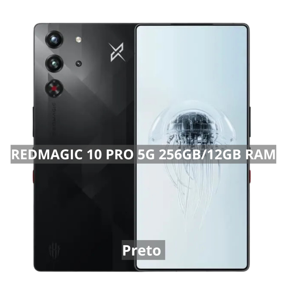 Redmagic 10 Pro 5G, Processador Snapdragon 8 Elite, Câmera AI 50MP